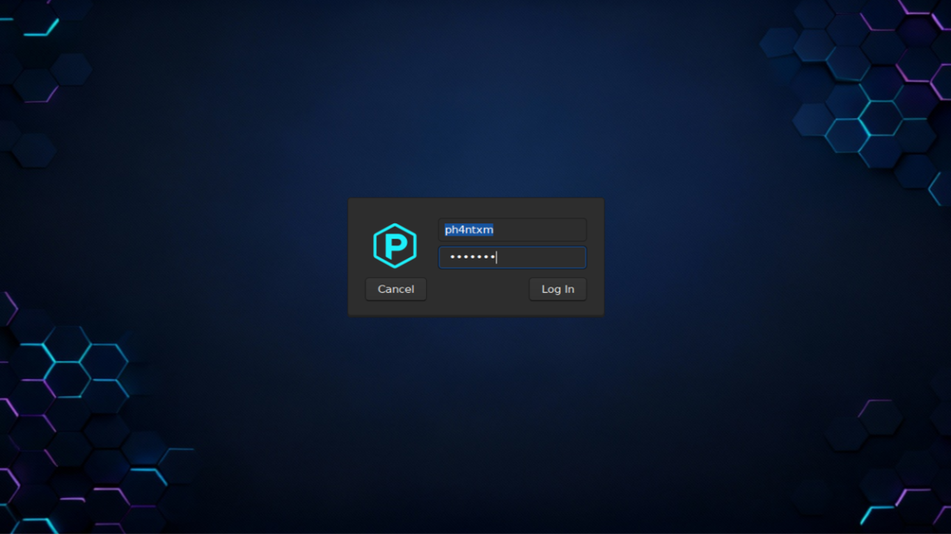 PH4NTXM Desktop Environment